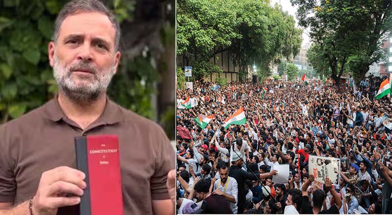 राहुल गांधी का एलान: ज्ञानेश कुमार के इस्तीफे की मांग को लेकर कल विपक्ष SC तक करेगा मार्च