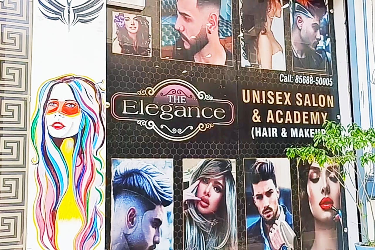 The passion of hair styling among the youth is telling the special report from Jalandhar's The Elegance Unisex Saloon