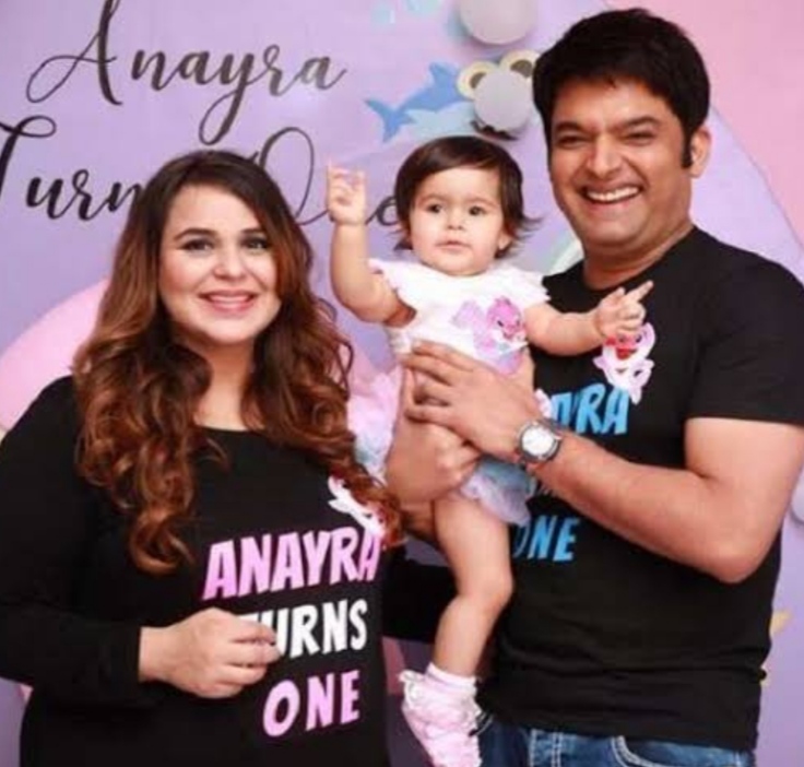 Comedian Kapil Sharma celebrates first birthday of daughter 'Anayra', shared photos on social media