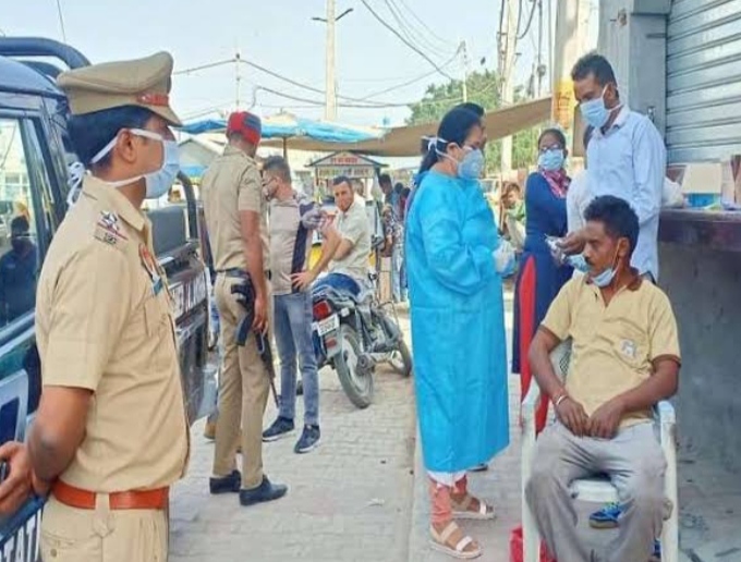 In Jalandhar, those who did not wear masks came, 24 people were challaned, corona sample for 62