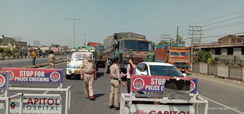 Impact of Bharat Bandh in Jalandhar, demonstrations by farmers in many places in the city including BMC Chowk