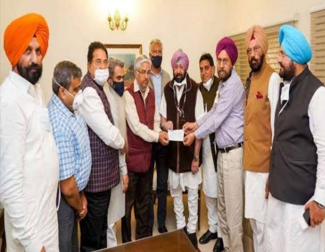 Punjab CM Captain Amarinder Singh donated 2.01 lakhs for Ram temple