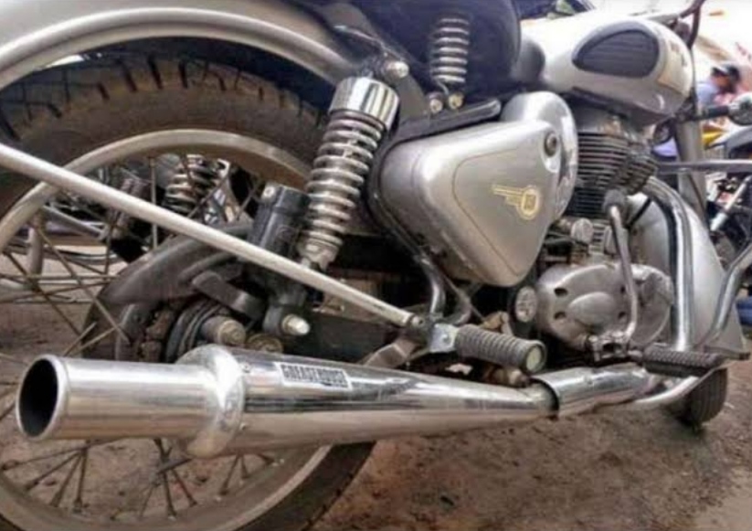 Ban on bursting firecrackers from Bullet motorcycle silencer, action will be taken against violators