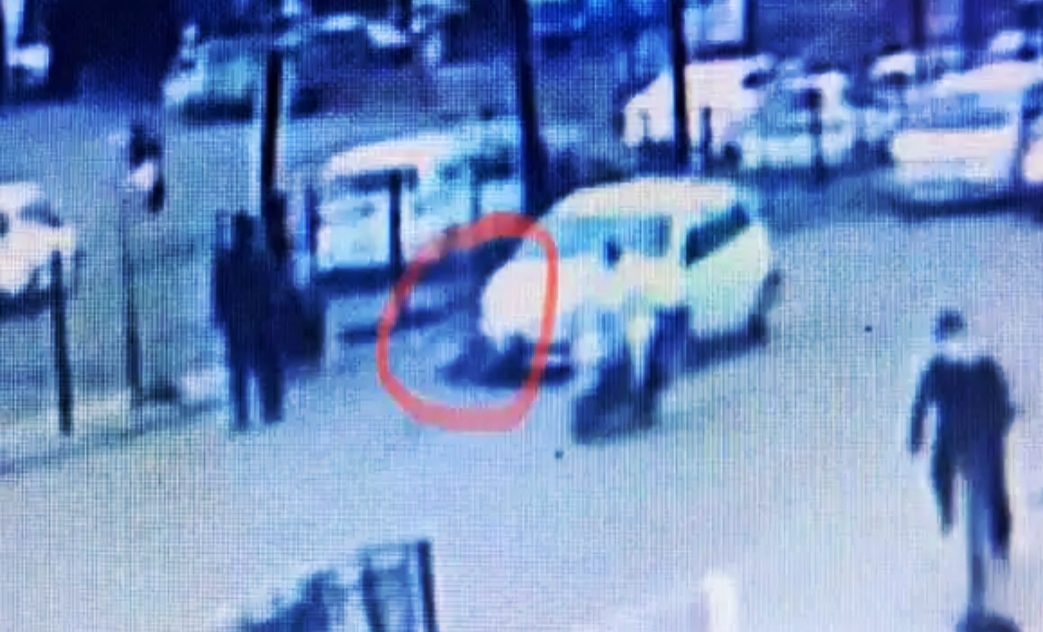 In Jalandhar, a friend was pushed in front of a moving car after pushing a friend on the Pathankot highway, captured in CCTV.