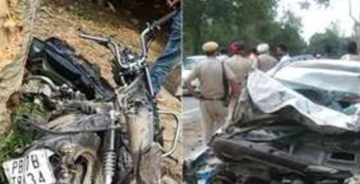 Horrific road accident in Punjab, traumatic death of five people of same family