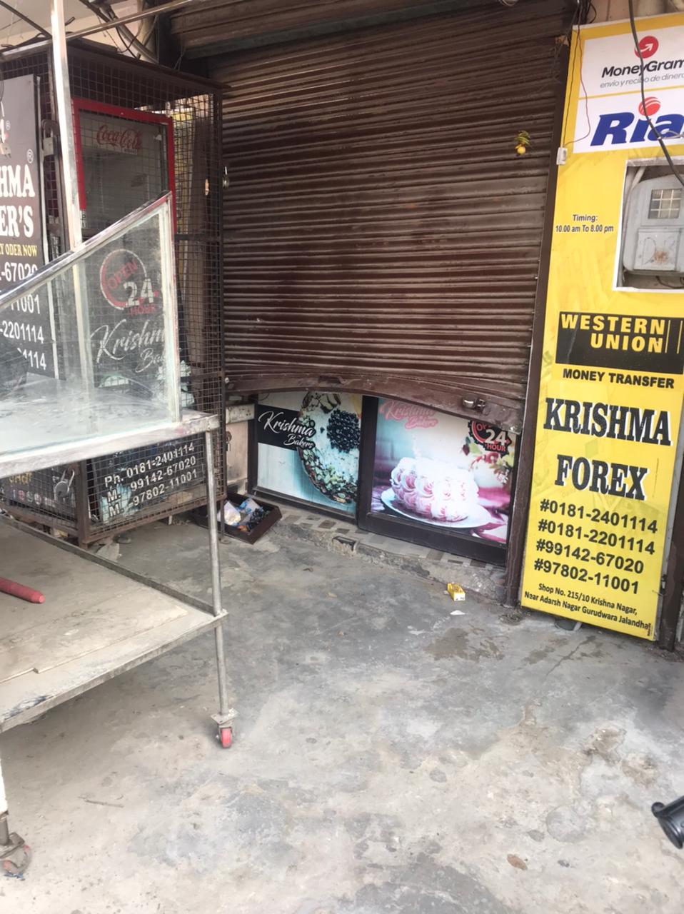 Theft in Krishma's Bakery in Adarsh Nagar during the night curfew