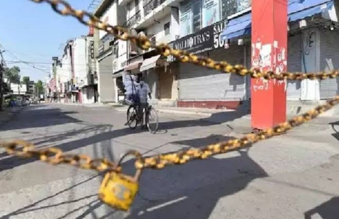 All the shops except the medical store are closed in the weekend lock down, action will be taken if they are found wandering outside unnecessarily.