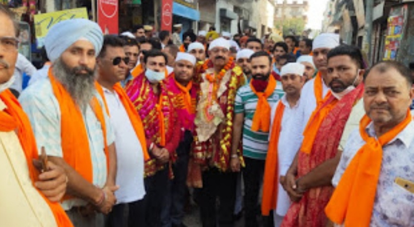 623rd Prakash Parv of Satguru Kabir Sahib, a grand procession was taken out from the main temple Bhargava Nagar