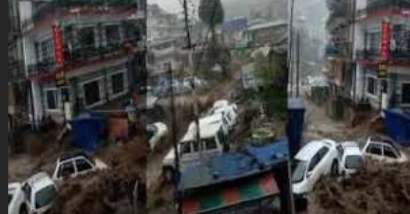 Water tragedy in Himachal Pradesh's Dharamsala due to cloudburst, cars were washed away like paper boats there