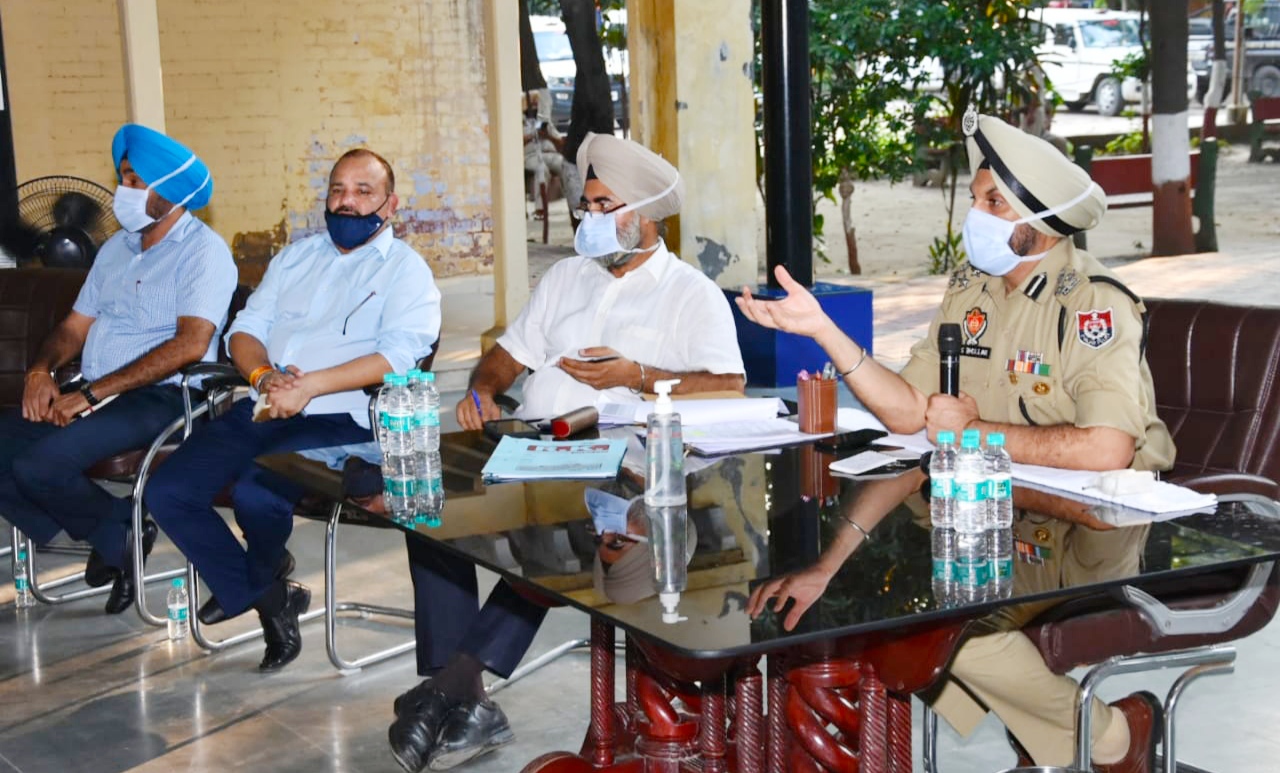 Review of security arrangements on behalf of Police Commissioner in view of Independence Day, asked officers to make strict security arrangements