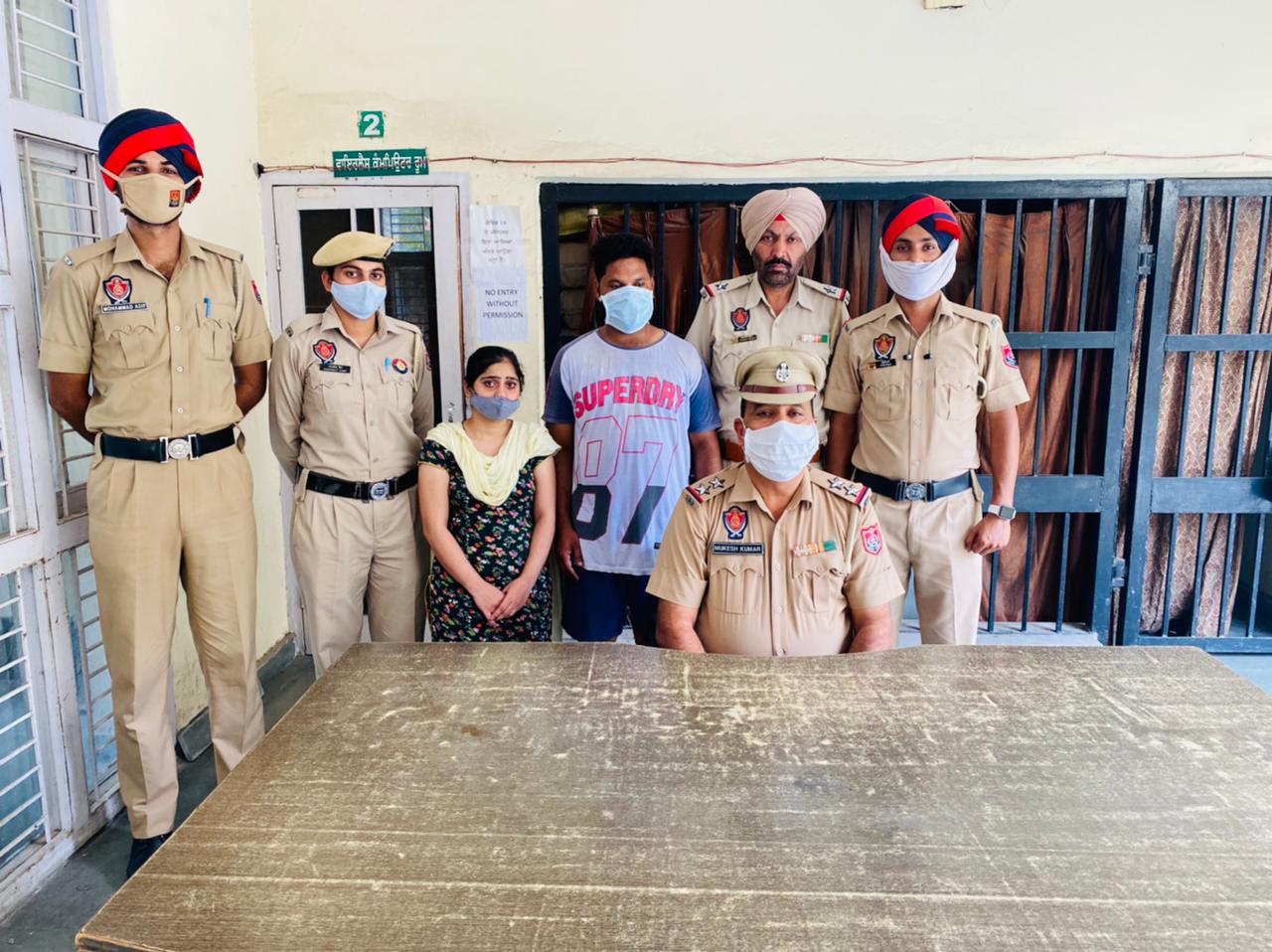 Jalandhar police arrested two people, including a girl, for forcing to murder