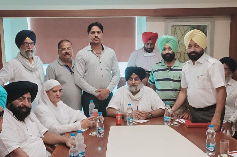 Former Deputy Chief Minister S. Sukhbir Singh Badal Meeting with digital media association