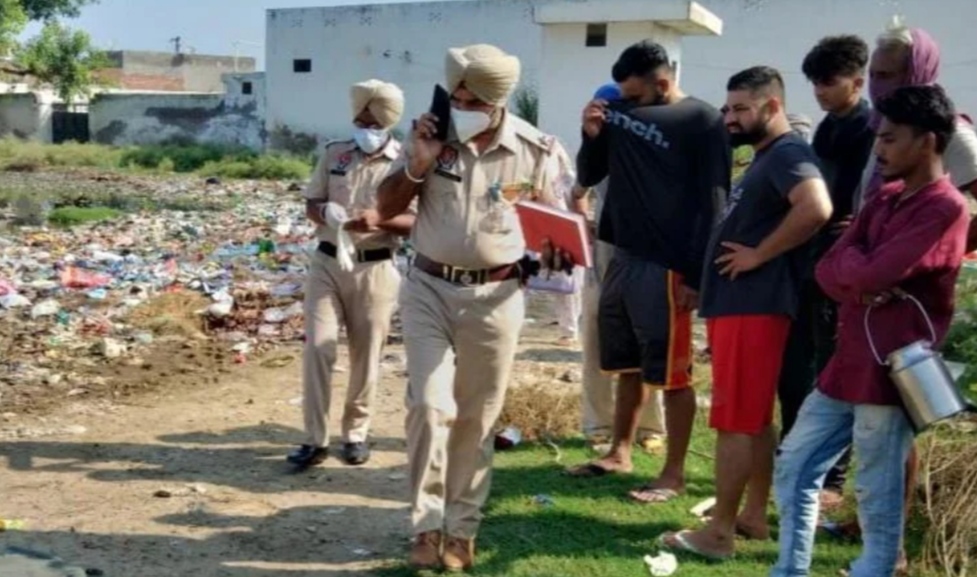 Humanity shamed, in Jalandhar the newly born child was thrown in a pond of dirty water, died