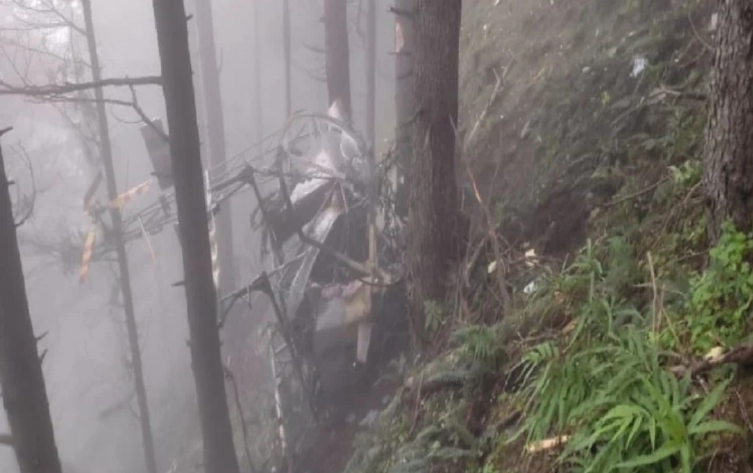 Army helicopter crashes in Jammu and Kashmir's Patnitop, two pilots killed
