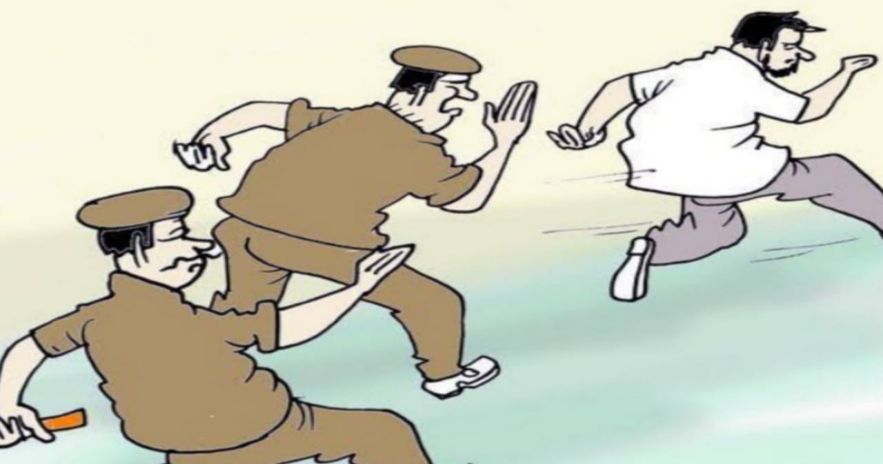 Thief escaped from police custody with handcuffs after pushing ASI in Jalandhar