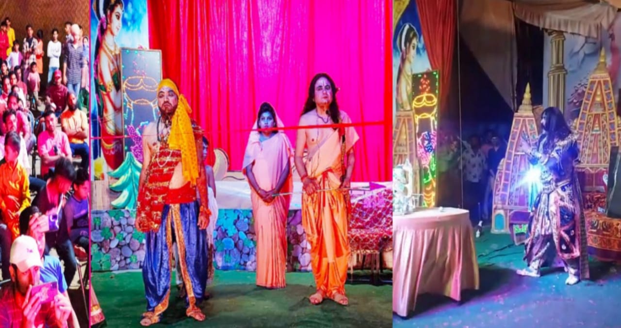RAM LEELA: Ramlila is being organized by Shri Ganesh Dramatic Club in Jagatpura Mohalla, Jalandhar.
