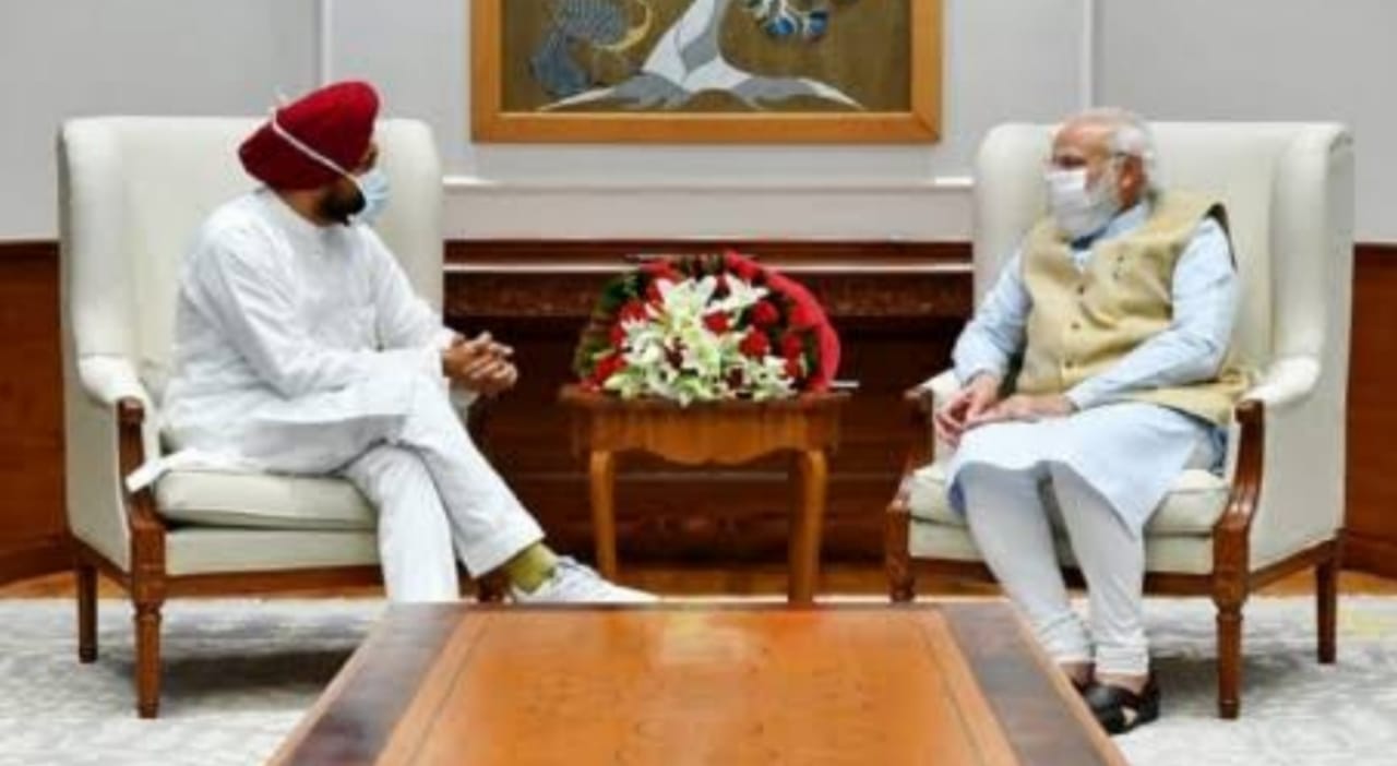 Punjab Chief Minister Charanjit Channi meets PM Modi in Delhi
