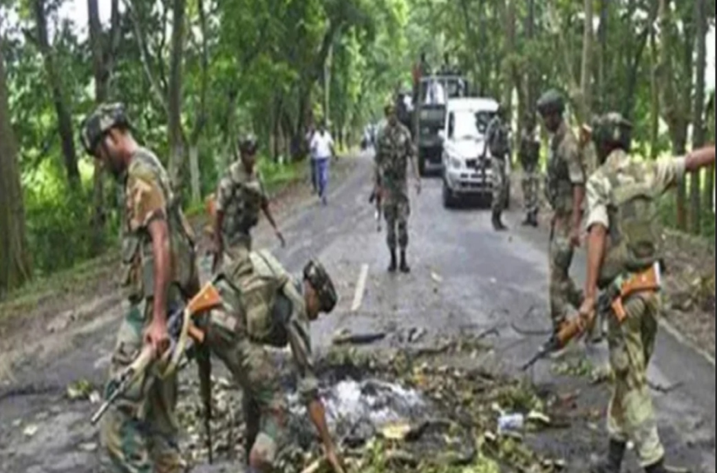 Terrorist attack on Assam Rifles convoy, five soldiers including commandant officer martyred