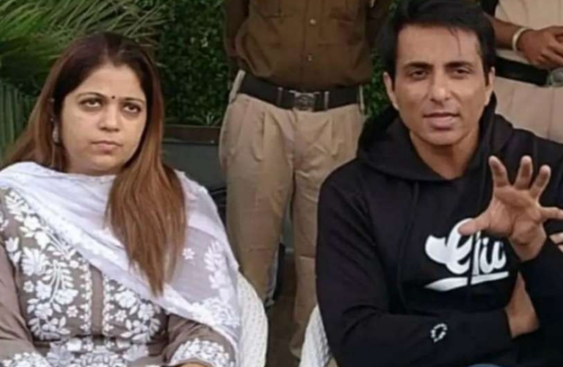 Film actor Sonu Sood's sister Malvika joins Congress