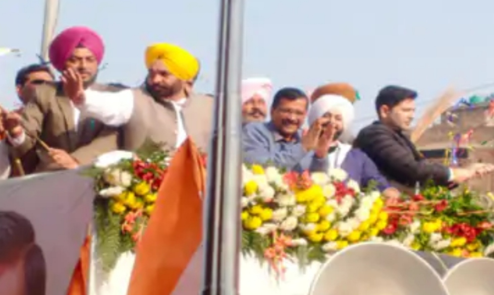 'AAP' party took out Tiranga yatra in Jalandhar, Kejriwal said - this yatra is for the peace and brotherhood of Punjab