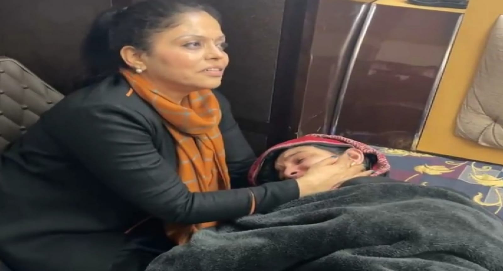 Punjab Child and Women Commission chairperson Manisha Gulati reached Dilroj's house