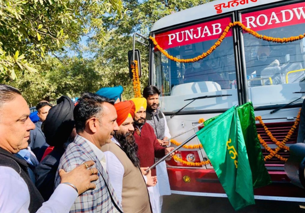 CM Charanjit Channi added 58 new buses to the fleet of Punjab Roadways and PRTC, announced free bus service to the students