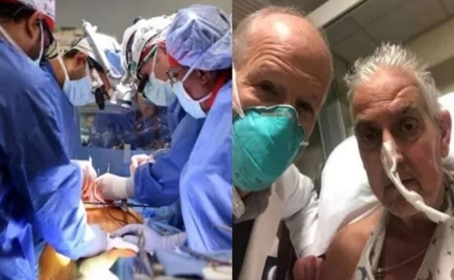 Doctors did a big job, transplanted a pig's heart in the body of a 57-year-old