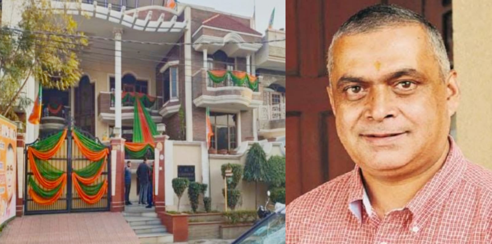 Brick-stone attacked the house of BJP candidate KD Bhandari from Jalandhar's North