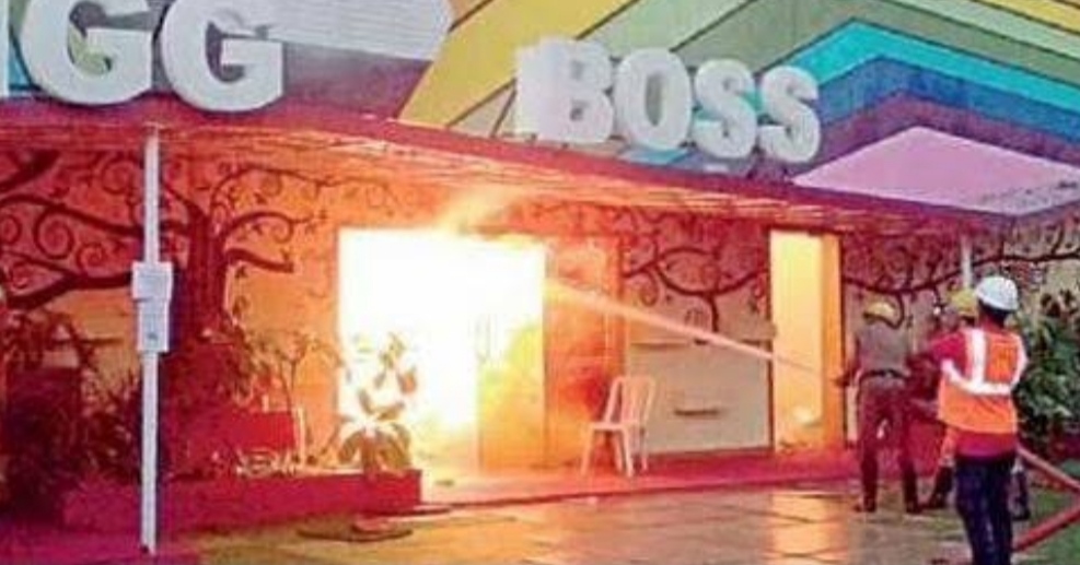 Fire broke out on the sets of Salman Khan's reality show Bigg Boss, fire brigade vehicles reached the spot