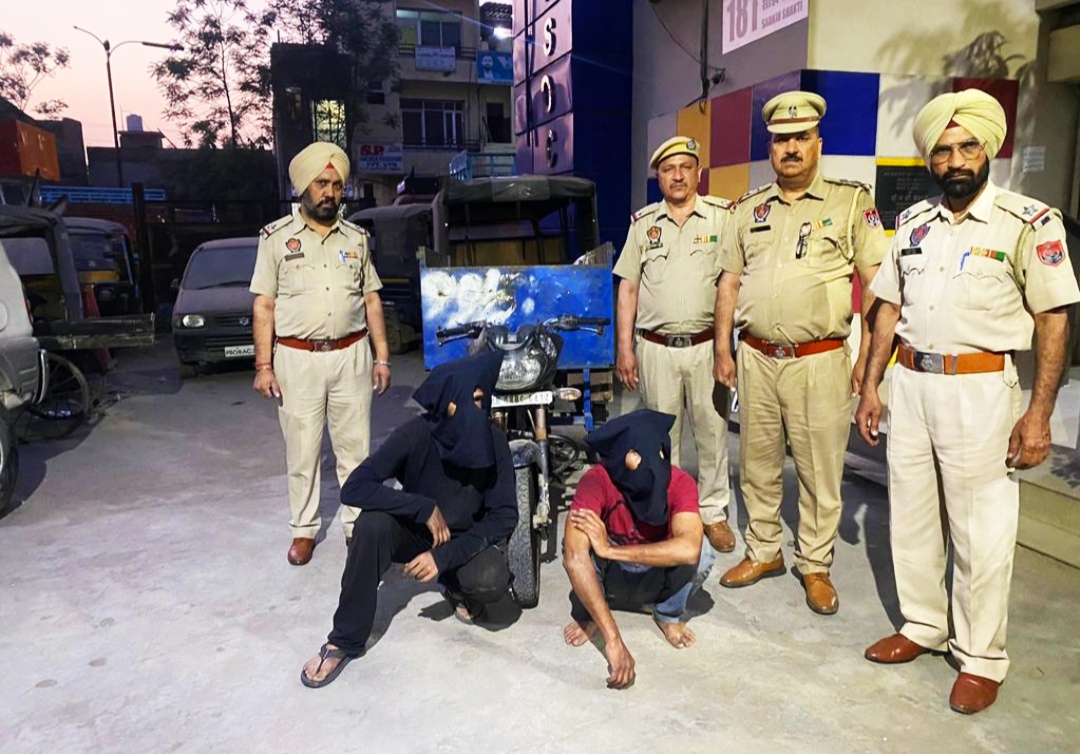 Police of Jalandhar Police Station No:8 arrested 2 accused who carried out the theft