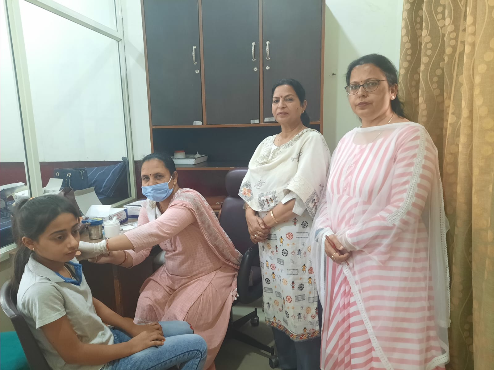 Successfully organized 'Camp for Anti-Corona Vaccination' in Shiv Jyoti Public School