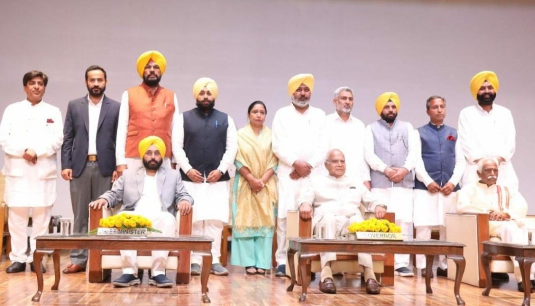 10 ministers took oath in Bhagwant Mann cabinet of Punjab