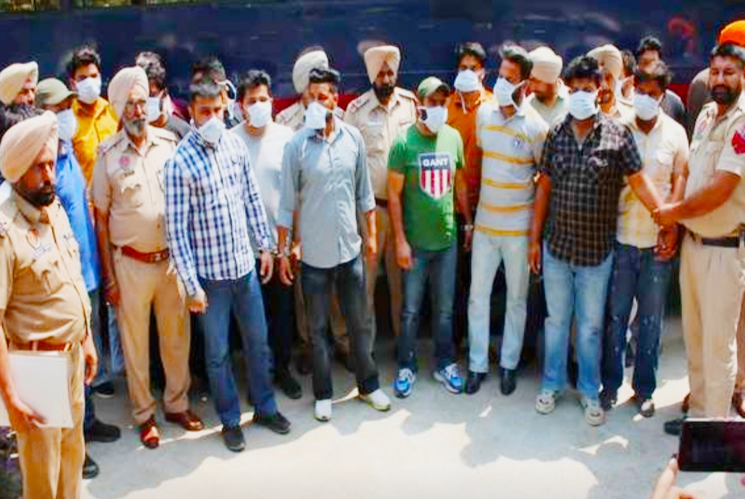 Big news: 16 members of a robbery gang in Amritsar's Beas caught in the hands of the police, arms and three cars recovered from the accused