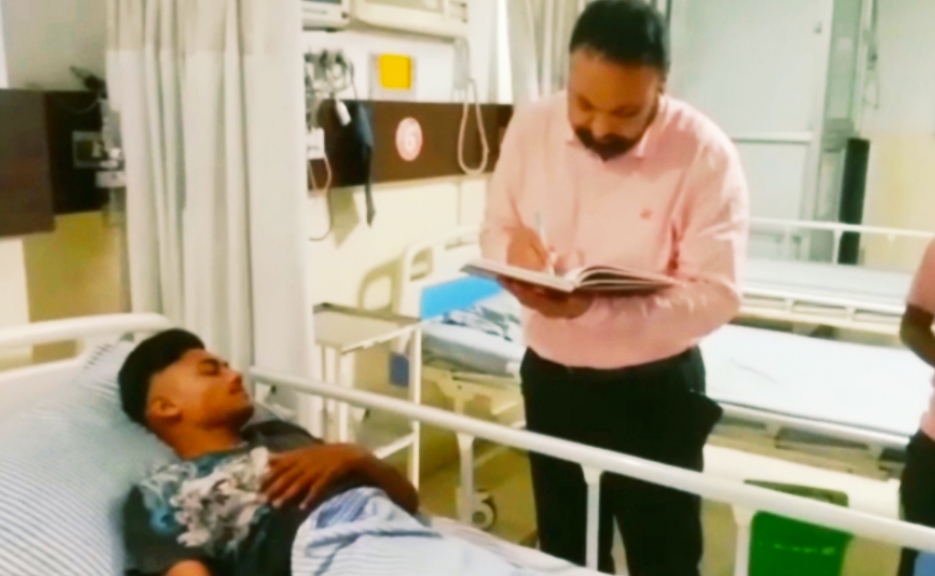 fired again in Jalandhar, youth attacked due to old enmity, admitted to hospital