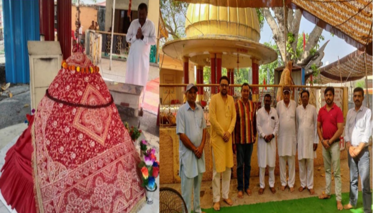 DMA Vice President Sandeep Verma bowed down at Maharishi Ved Vyas Temple, an ancient historical penance