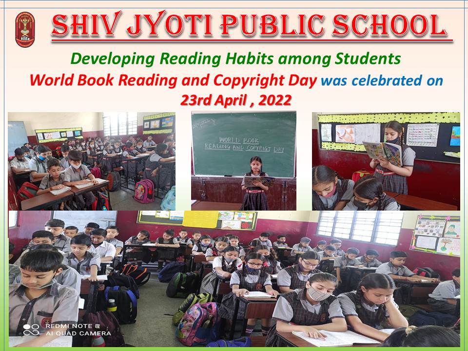 'World Book Reading Day' organized at Shiv Jyoti Public School, Jalandhar