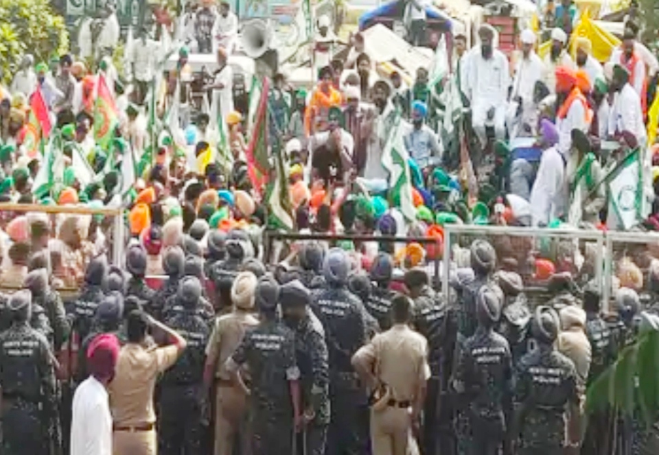 Farmers set up a firm front in Mohali, said - If the Punjab government does not accept the demands, they will break the barricading and enter Chandigarh