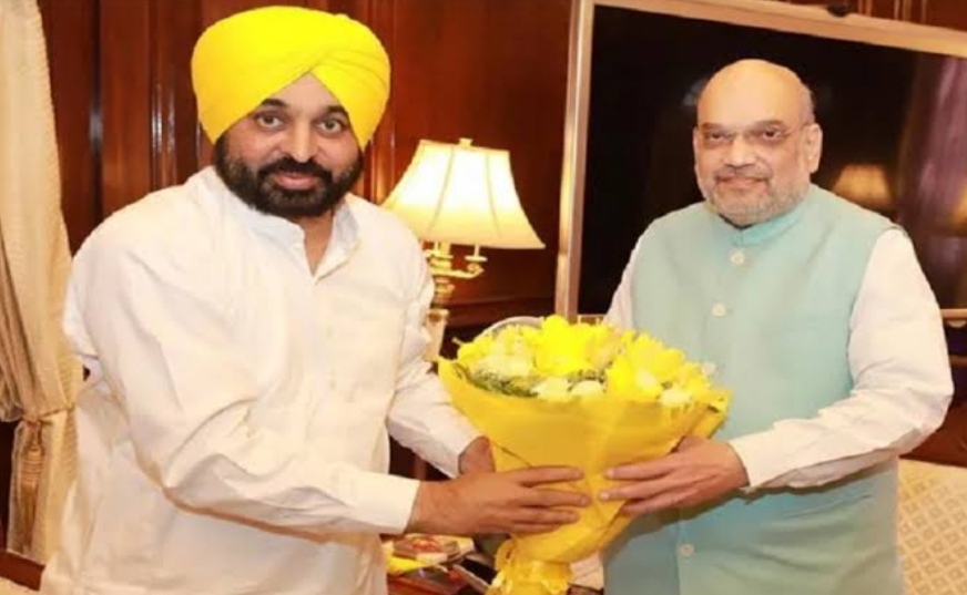 CM Bhagwant Mann met Home Minister Amit Shah, these issues were discussed