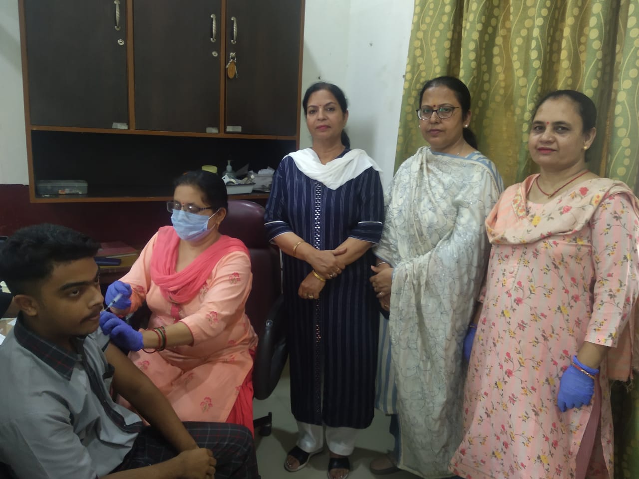 Successfully organized 'Sixth Anti-Corona Vaccination Camp' at Shiv Jyoti Public School