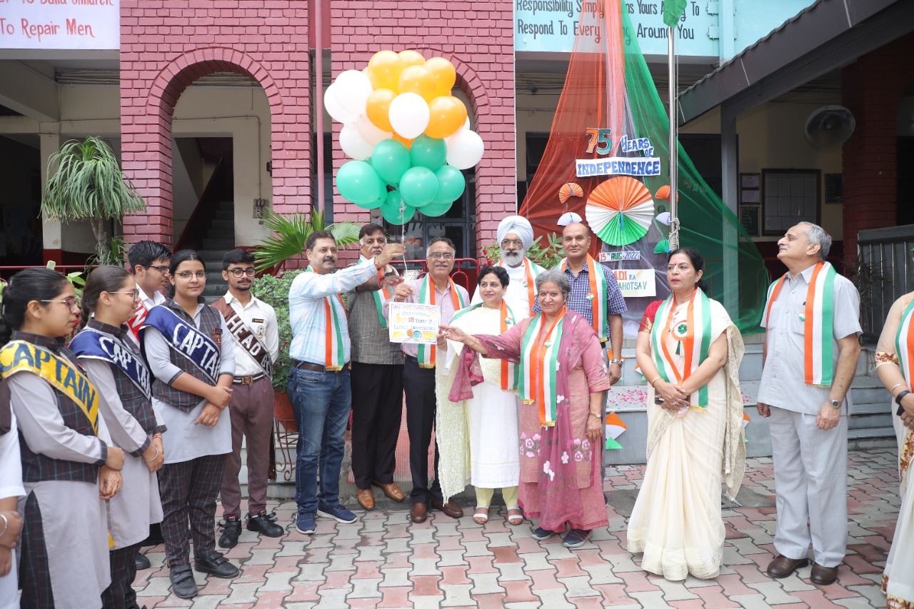 76th Independence Day celebrations organized in the premises of Shiv Jyoti Public School