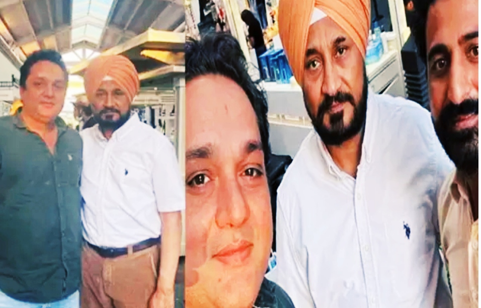 Photos of former CM Channi traveling abroad with friends after Vis election went viral