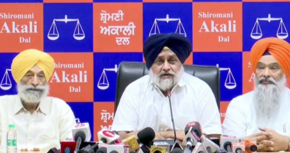 Sukhbir Singh Badal announced major changes in the party structure