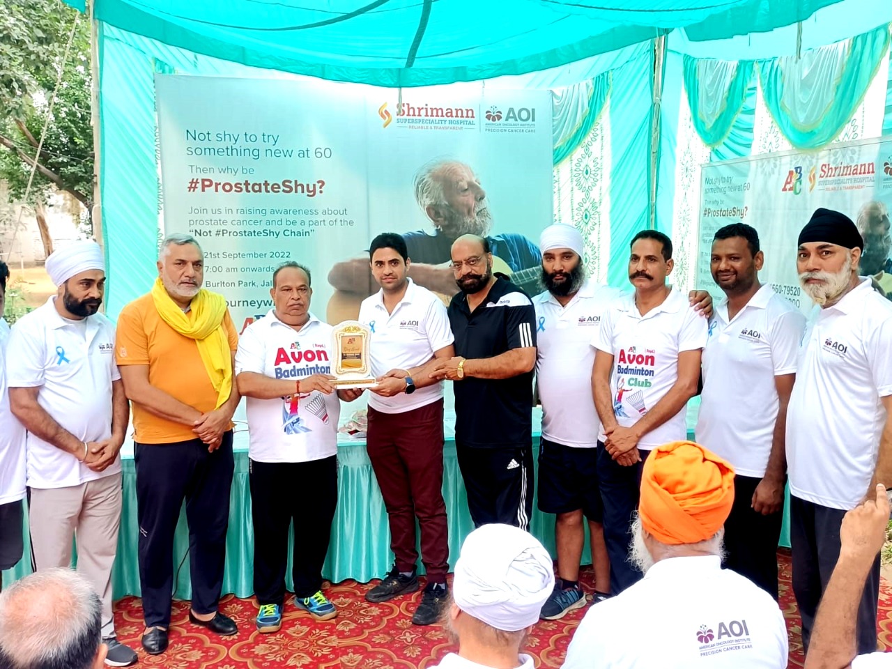 American Oncology Institute (AOI) conducts largest ever human chain to mark prostate cancer awareness campaign