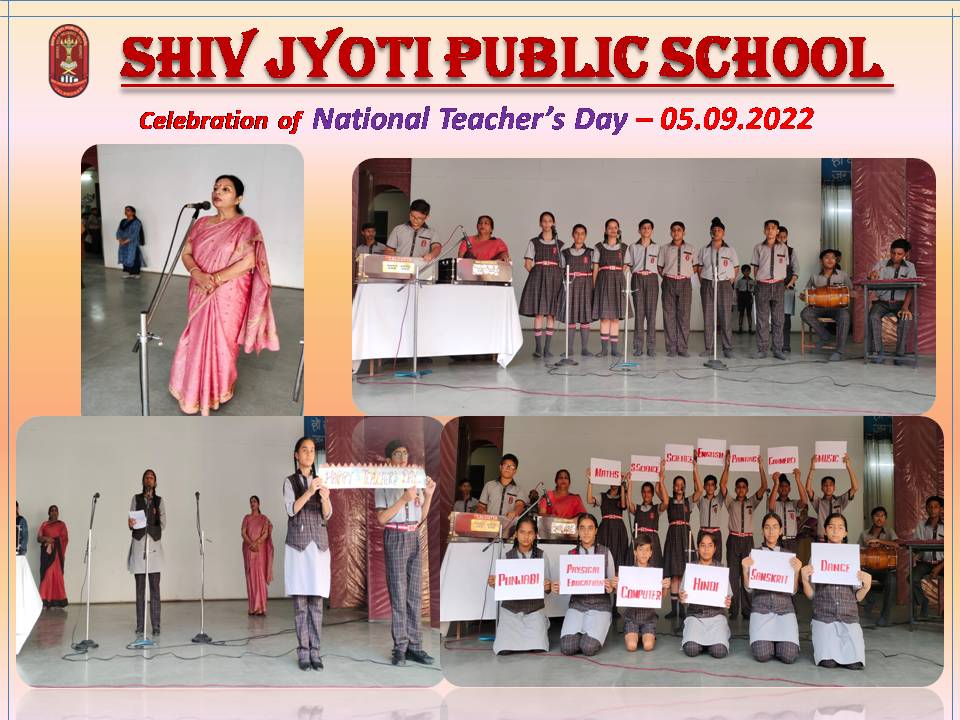 'Teacher's Day' organized in Shiv Jyoti Public School