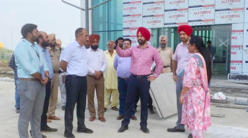 Deputy Commissioner visits Adampur Civil Airport