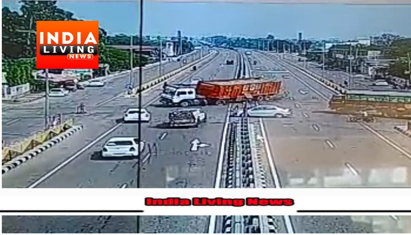 A trolley full of gravel overturned on two cars in Nawanshahr, the painful death of three people of the same family