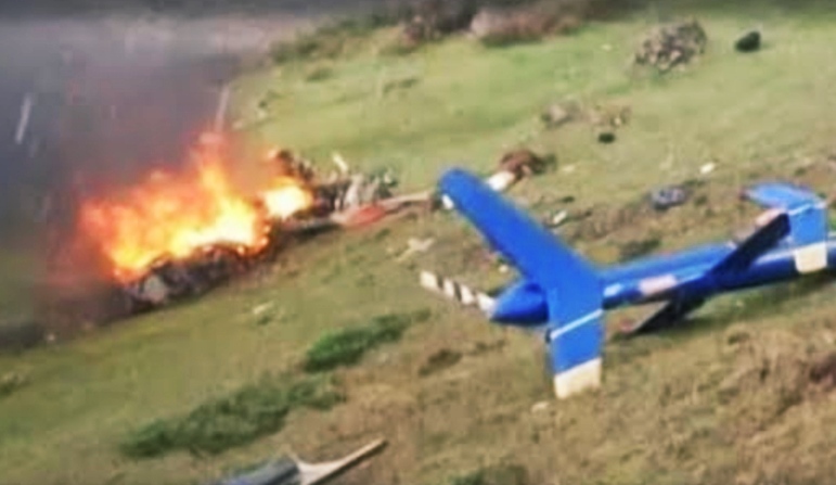 Helicopter carrying pilgrims crashed while returning from Kedarnath Dham