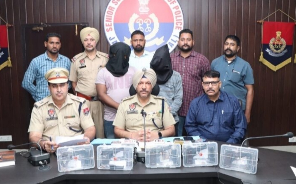 Jalandhar Rural Crime Branch arrested 2 persons along with a cache of weapons
