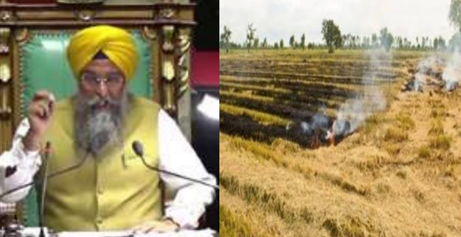 Announcement of the Speaker of Punjab Assembly- will give one lakh rupees from his quota to the villages that do not burn stubble