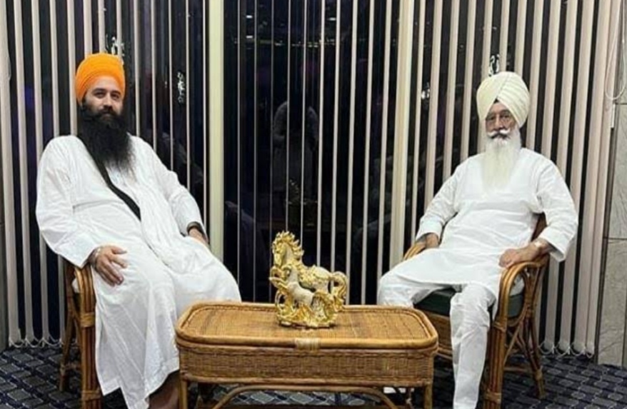 Dera Beas chief Baba Gurinder Singh reached Gurdwara Dadu Sahib, met Jathedar Daduwal